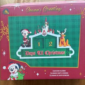 Disney Festive Countdown Calendar - Green and Red